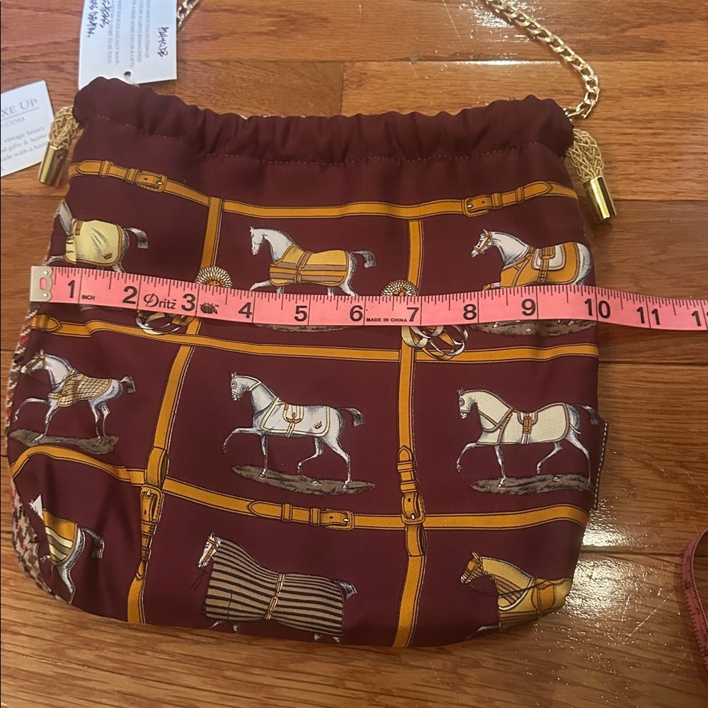 Vintage luxe up Hermes scarf bag - Picture 10 of 11